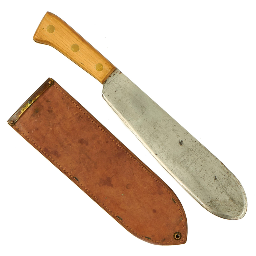 Original U.S. WWII USMC Bolo Knife by Chatillon, N.Y. with BOYT 1944 Scabbard Original Items