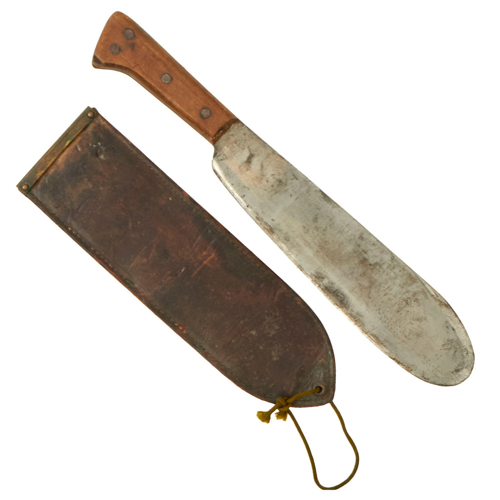 Original U.S. WWII USMC Medical Corpsman Bolo Knife with BOYT 1943 Scabbard Original Items