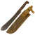 Original Scarce Australian WWII 15” Machete with Plastic Handles and Canvas Sheath - Dated 1944 Original Items
