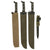 Original U.S. & British Vietnam War Machete & Bayonet Lot - Three U.S. Machetes & No. 9 Bayonet for No. 4 Mk. 2 Lee Enfield