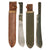 Original U.S. & British WWII Machete Lot - Collins & Co. No. 1250 in Canadian Sheath and British Sheffield Machete - Two Total