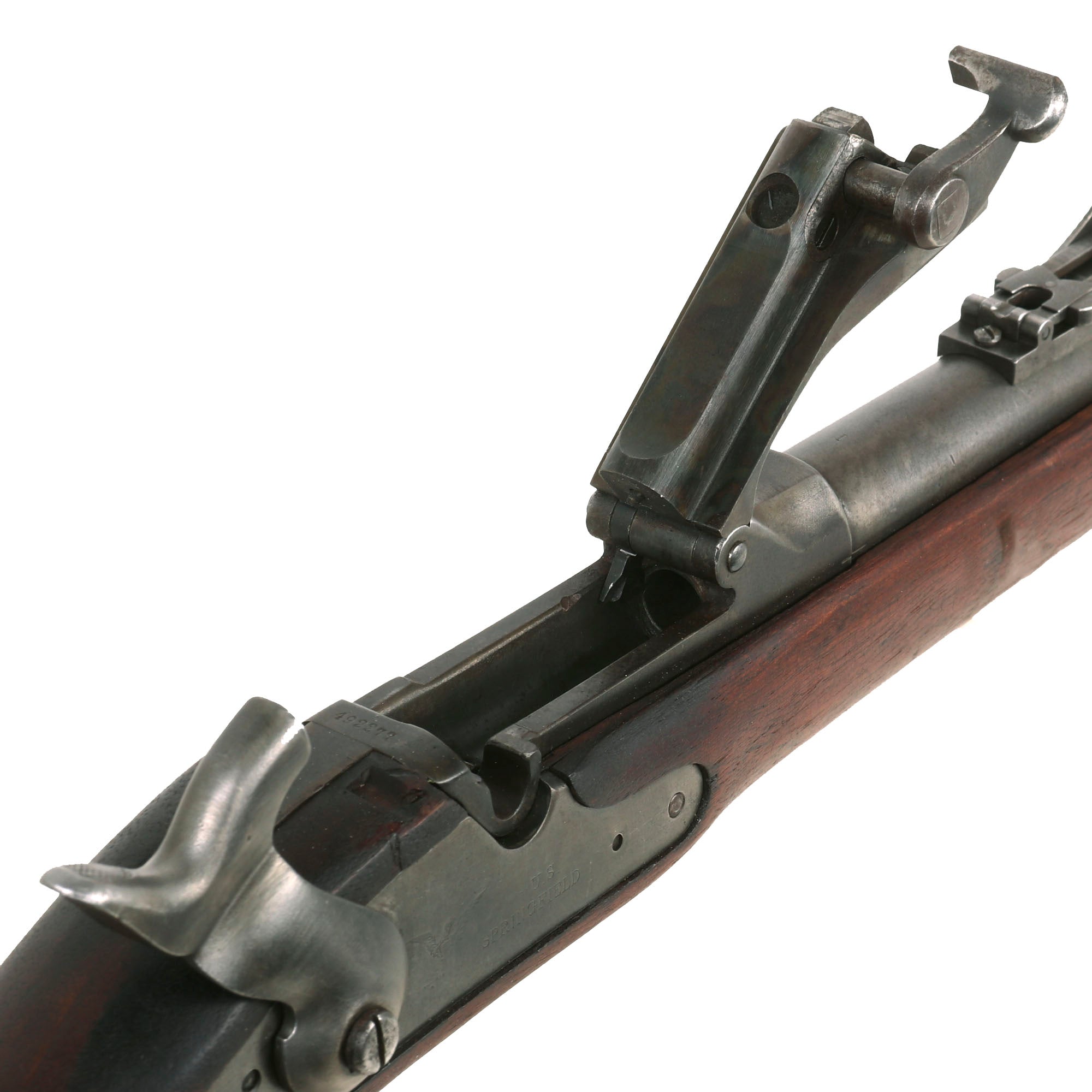 Original U.S. Springfield Trapdoor M1884 Rifle Converted to Saddle Rin ...