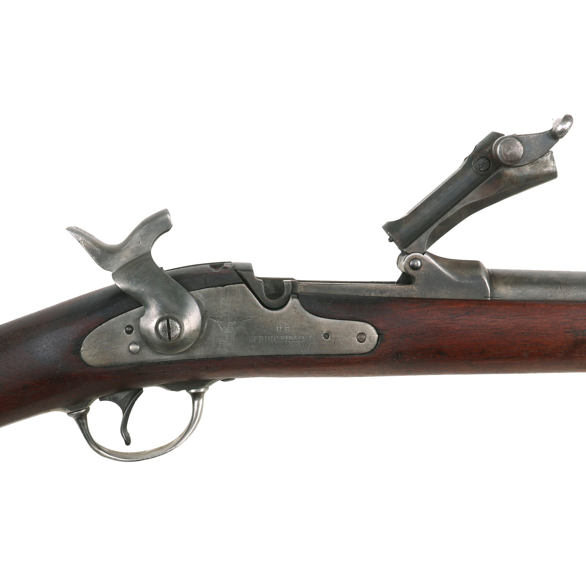Original U.S. Springfield Trapdoor M1884 Rifle Converted to Saddle Rin ...