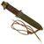 Original U.S. WWII M3 Blade Marked Fighting Knife by Camillus with M8 Scabbard by B.M. Co. Original Items