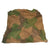 Original German WWII U.S. Captured Luftwaffe Fallschirmjäger Paratrooper Partial Camouflage Parachute Canopy - Sent Home by Billie Houseman Original Items