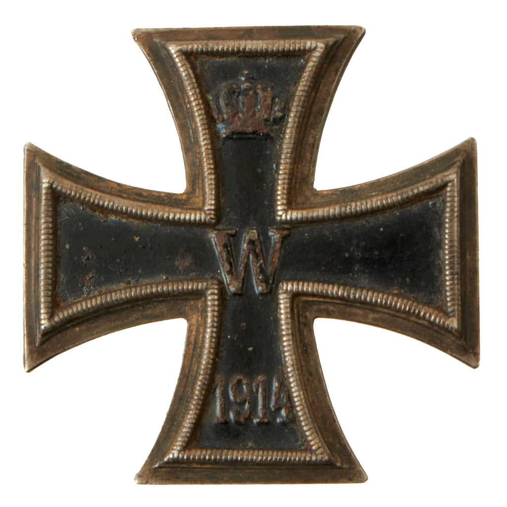Original German WWI Prussian Iron Cross First Class 1914 - KO Marked Original Items