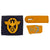 Original German WWII Patch and Insignia Grouping with Police Sleeve Eagles and More - 8 Items Original Items