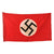 Original German WWII Cottage Industry Home Made NSDAP Double Sided National Political Flag - 30" x 50"