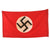 Original German WWII Cottage Industry Home Made NSDAP Double Sided National Political Flag - 30" x 50"