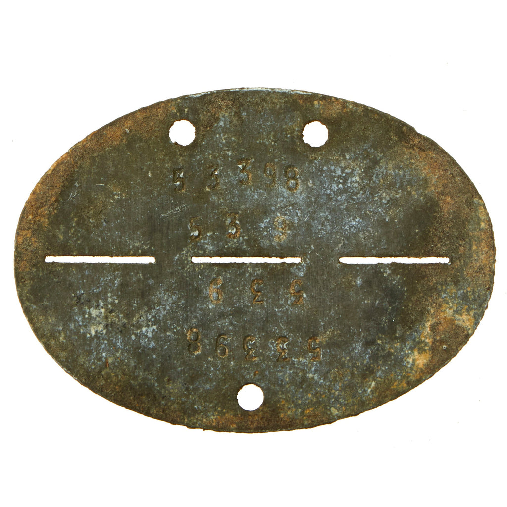 Original German WWII Identity Disc Dog Tag - 7th Company Fallschirmjäger Regiment 16 - No. 539 Original Items