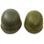 Original U.S. WWII 1943 M1 McCord Front Seam Fixed Bale Helmet with Camouflage Painted Firestone Liner Original Items