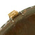 Original U.S. WWII 1943 M1 McCord Front Seam Fixed Bale Helmet with Camouflage Painted Firestone Liner Original Items