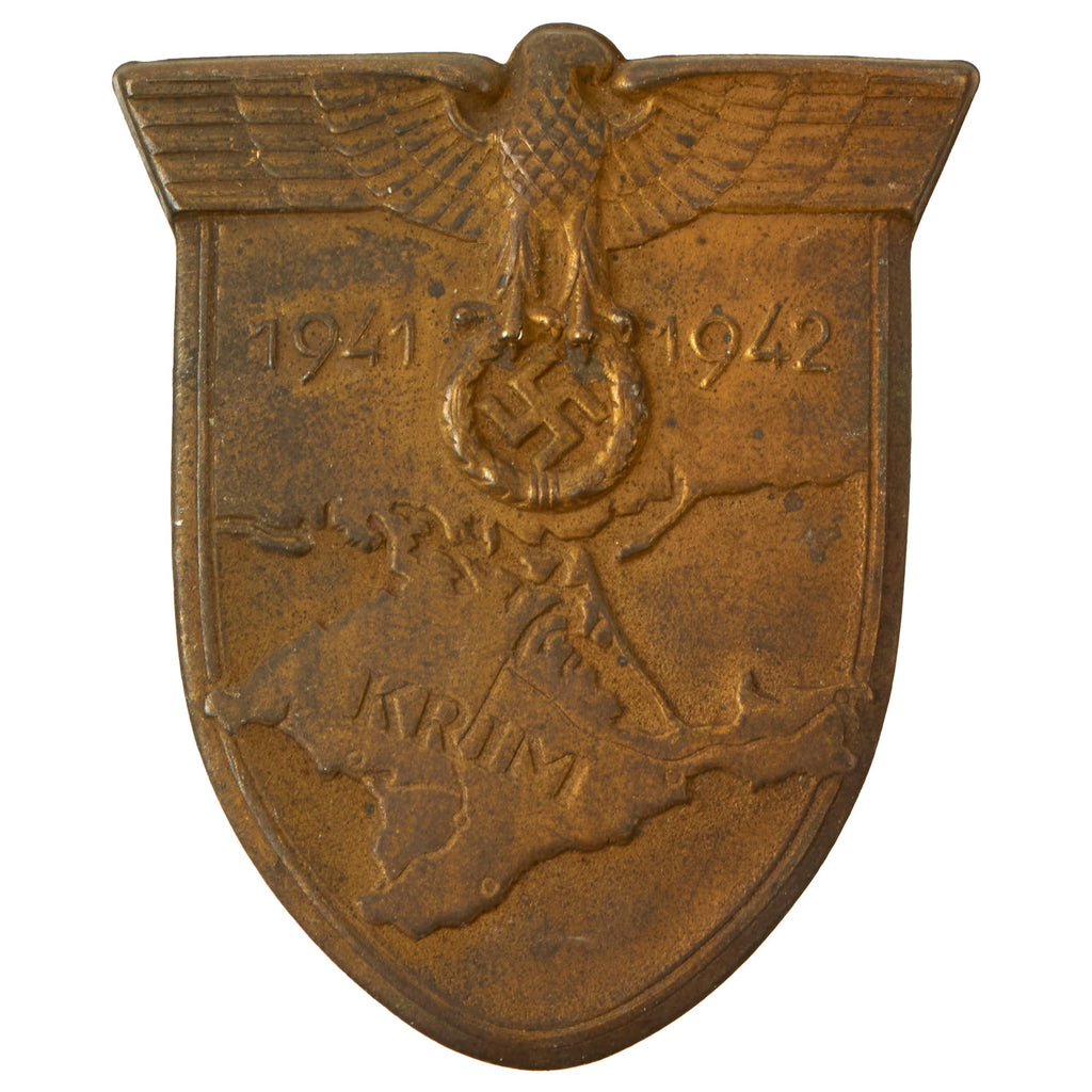 Original German WWII Heer Army Crimea Krim Shield Decoration - Krimschild Original Items