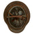 Original German WWII Battle Damaged M40 Single Decal Luftwaffe Helmet with Relic Liner & Chinstrap - ET64 Original Items