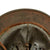 Original German WWII Battle Damaged M40 Single Decal Luftwaffe Helmet with Relic Liner & Chinstrap - ET64 Original Items