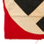 Original German WWII NSDAP Double Sided National Political Flag Cutoff Center Insignia Section - 20 ½" x 22" Original Items