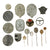 Original German WWII USGI Bring Back Tinnie Event Badge and Stickpin Grouping - 16 Items Original Items