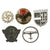 Original German WWII USGI Bring Back Tinnie Event Badge and Stickpin Grouping - 16 Items Original Items