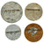 Original German WWII USGI Bring Back Tinnie Event Badge and Stickpin Grouping - 16 Items Original Items