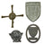 Original German WWII USGI Bring Back Tinnie Event Badge and Stickpin Grouping - 16 Items Original Items