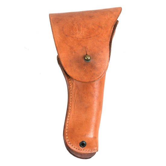 Original U.S. WWII Excellent Condition M1916 .45 Colt 1911 Leather Holster by Boyt - Dated 1945 Original Items