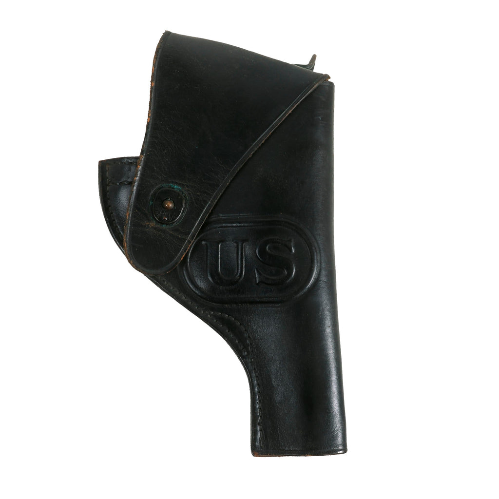 Original U.S. WWII Half-Flap .38 cal Victory Holster dated 1943 by Craighead Original Items