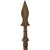 Original Indian 19th Century Spear with Wooden Shaft & Leaf Shaped Blade - 61¾” Original Items