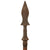 Original Indian 19th Century Spear with Wooden Shaft & Leaf Shaped Blade - 61¾” Original Items