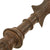 Original Indian 19th Century Spear with Wooden Shaft & Leaf Shaped Blade - 61¾” Original Items