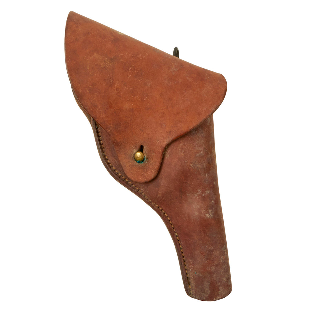 Original U.S. WWII Leather Smith & Wesson .38 “Victory” Revolver Holster Original Items
