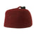 Original German WWII Waffen SS M43 Maroon Parade Fez for Foreign Volunteers with Tassel & Sweatband - Missing Insignia - Size 57 Original Items