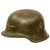 Original German WWII M42 KIA Shot Damaged Army Heer Helmet with Torn Liner - stamped ckl68 Original Items