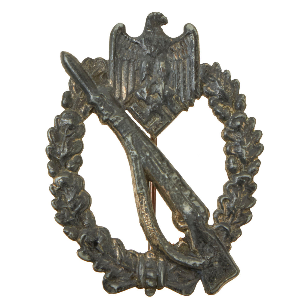 Original German WWII Silver Grade Infantry Assault Badge by Brüder Schneider A.G., Wien Original Items