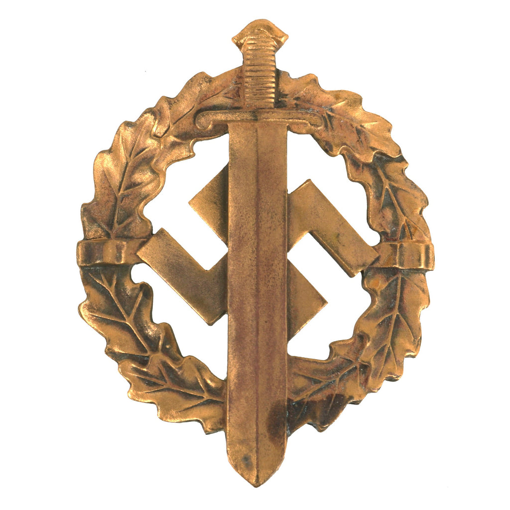 Original German WWII Gold Grade SA Sports Badge by L. Chr. Lauer - Numbered 56543 Original Items
