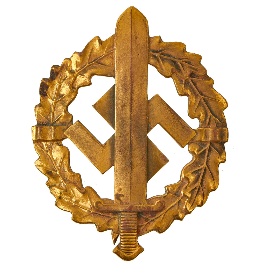 Original German WWII Gold Grade SA Sports Badge by L. Chr. Lauer - Numbered 40898 Original Items