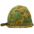 Original U.S. Vietnam War M1 Helmet with Camouflage Cover and 1956 Dated Liner Original Items