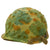 Original U.S. Vietnam War M1 Helmet with Camouflage Cover and 1956 Dated Liner Original Items
