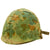 Original U.S. Vietnam War M1 Helmet with Camouflage Cover and 1956 Dated Liner Original Items