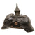 Original Imperial German WWI Wartime Depot-Refurbished Prussian EM/NCO Infantry M1915 Pickelhaube Spiked Helmet Original Items