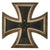Original German WWII Iron Cross First Class 1939 EKI with Vertical Pinback - Unmarked Original Items