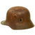 Original Imperial German WWI M16 KIA Shot Through Helmet Shell - marked G.62 Original Items