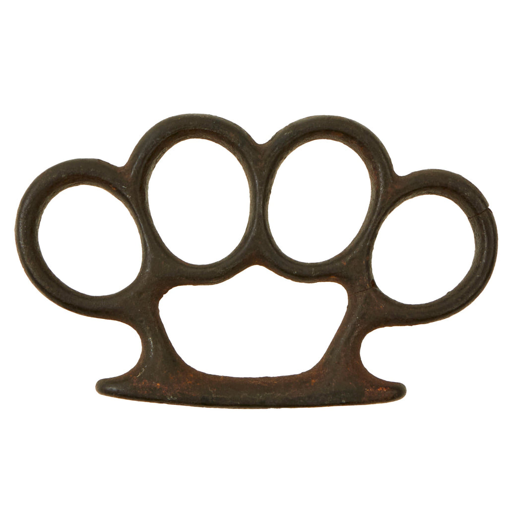 Original U.S. WWII Custom Made Cast Iron Knuckle Dusters Original Items