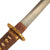 Original Japanese WWII Army Officer Type 98 Shin-Gunto Handmade Katana Sword by NAGAMURA KIYONOBU with Leather Covered Wood Scabbard Original Items