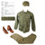 Original U.S. WWII Identified USMC HBT Herringbone Twill P41 Utility Combat Uniform & Boot Grouping - Lieutenant & Later Colonel John J. Wade Jr. Original Items
