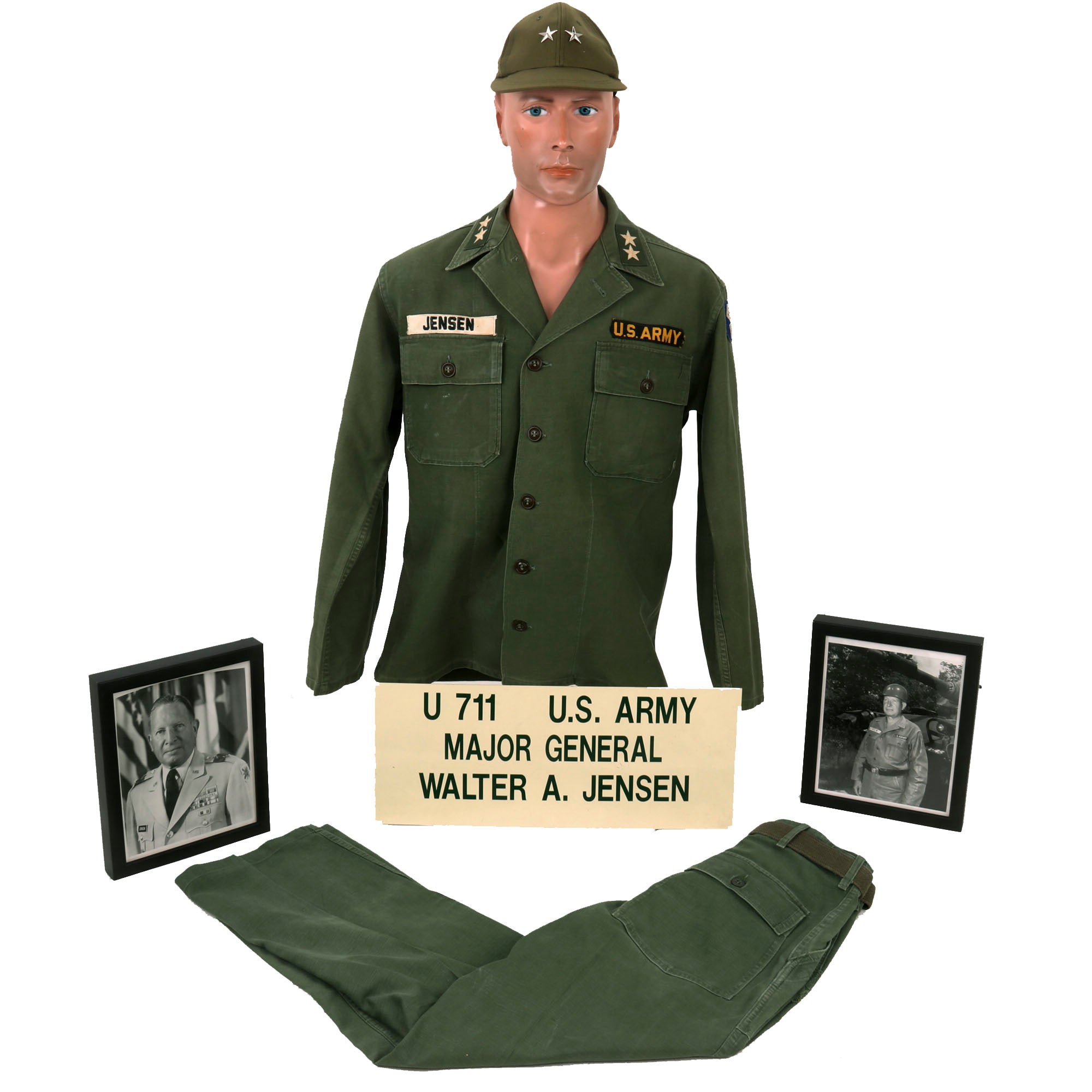 Original U.S. Vietnam War Major General Walter A. Jensen OG-107 “Type ...