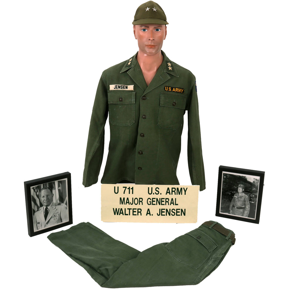 War　Uniform　–　OG-107　Military　“Type　Antiques　Maj.　International　I”　Utility　Set　for　Original　Vietnam
