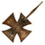 Original Imperial German WWI Prussian "Vaulted" Iron Cross First Class 1914 with Pinback - Unmarked - EKI Original Items