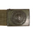 Original German WWII Rare Tropical Afrikakorps DAK Web Belt with Steel Buckle Original Items