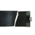 Original German WWII Police Black Preßstoff Belt with Pebbled Aluminum EM/NCO Buckle - Belt Torn Through Original Items