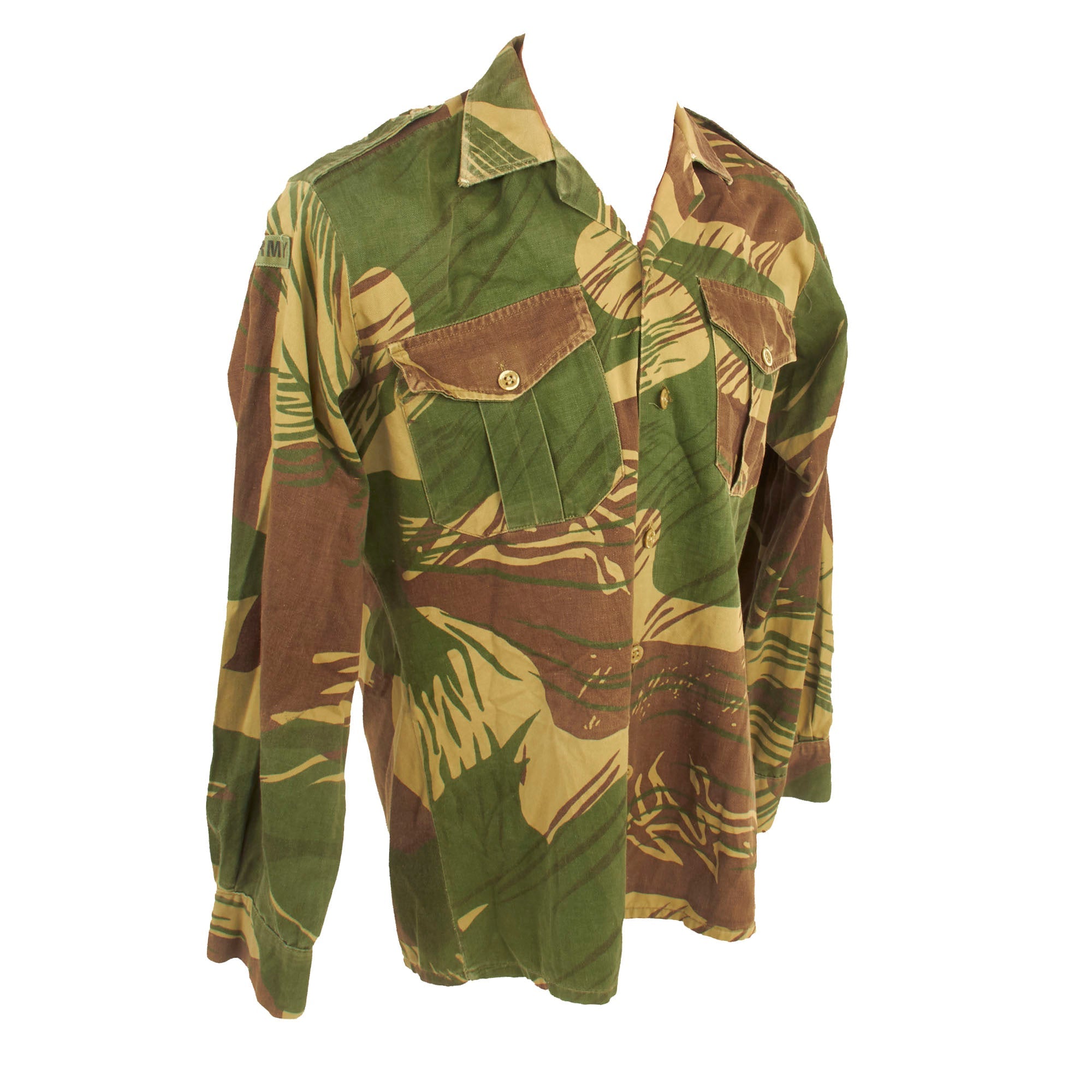 Original Rhodesian Bush War Era Rhodesian Brushstroke Camouflage Patte ...